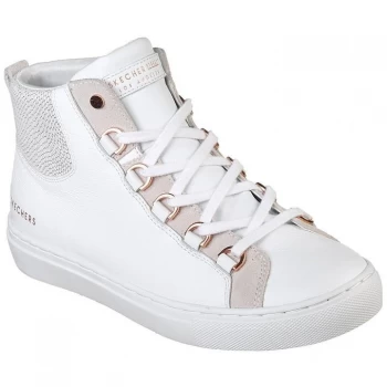 Image of Skechers Street High Top Trainers - White