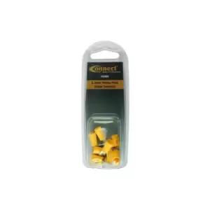 Image of 6.3mm Yellow Male Blade Terminal Pk 10 Connect 36880