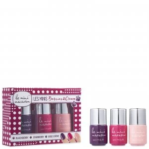 Image of Le Mini Macaron Les Minis Gel Polish Trio - Berries and Cream