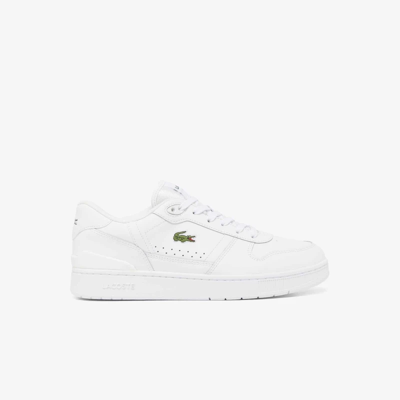 Image of Lacoste Lace-Up Trainers - White White 10