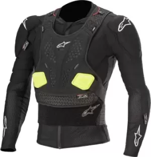 Image of Alpinestars Bionic Pro V2 Protector Jacket, black-yellow Size M black-yellow, Size M