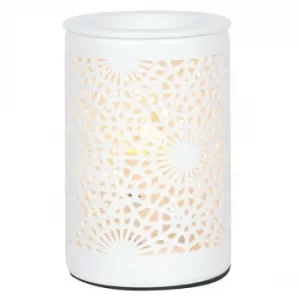 Image of Lace Cut Out Electric Oil Burner
