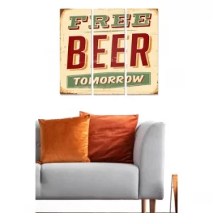 Image of MDF9582061 Multicolor Decorative MDF Painting (3 Pieces)