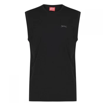 Image of Slazenger Sleeveless T Shirt Mens - Black