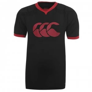 Image of Canterbury arm artic ulation and enhanced neck stretch for perfect fit. - Black