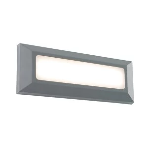 Image of Outdoor Integrated LED Landscape Direct IP65 3W Grey Abs Plastic & Frosted Pc