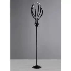 Image of Llamas floor lamp 6 bulbs black