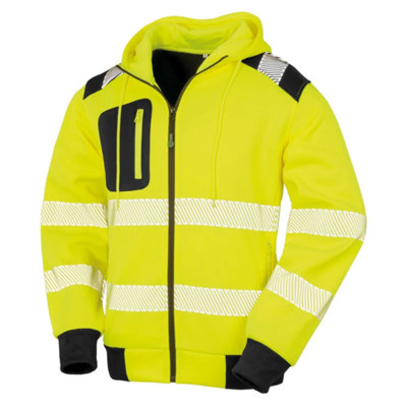 Image of Result Result Men Safety Hoodie in Yellow Size: 2X-large Yellow XXL Male 5059699641990