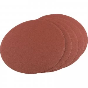 Image of Draper Self-Adhesive Aluminium Oxide Abrasive Disc 200mm 80g Pack of 5
