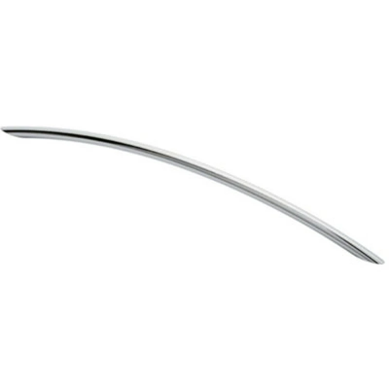Image of Loops Curved Bow Cabinet Pull Handle 372 x 10mm 320mm Fixing Centres Chrome Multi unisex