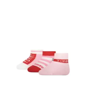 Image of Tommy Hilfiger 3 Pack Baby Socks Box - Multi