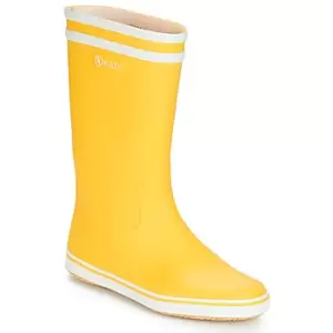 Image of Aigle MALOUINE BT womens Wellington Boots in Yellow,4,5,5.5,6.5,7.5