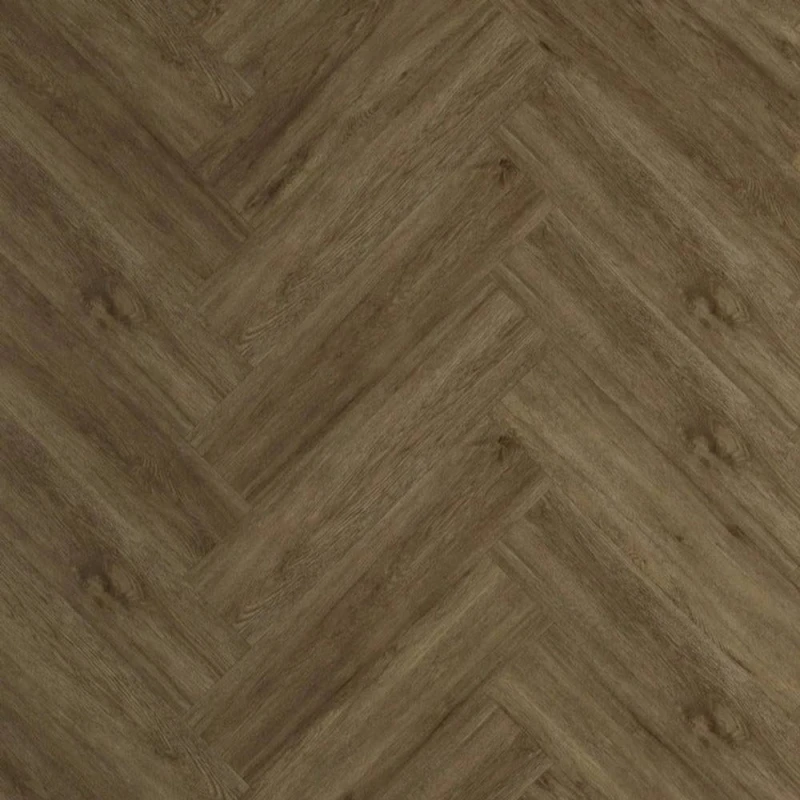 Image of ENER-J SPC Herringbone Vinyl Flooring 6mm Chestnut Oak 625x125mm in Light Oak Light Oak Unisex