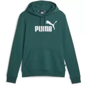 Image of Puma Logo Ladies Hoody - Green