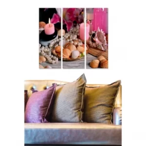 Image of MDF329589914 Multicolor Decorative MDF Painting (3 Pieces)