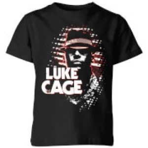 Image of Marvel Knights Luke Cage Kids T-Shirt - Black - 3-4 Years
