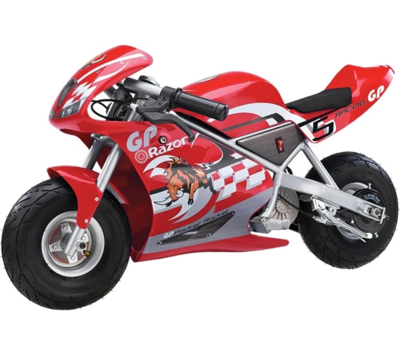 Image of RAZOR Pocket Rocket Electric Kids Motorbike - Red, Red,Black 845423014841