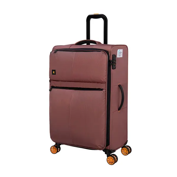 Image of IT Luggage Lykke W3BZ2 Soft Shell Medium Deep Pink Suitcase