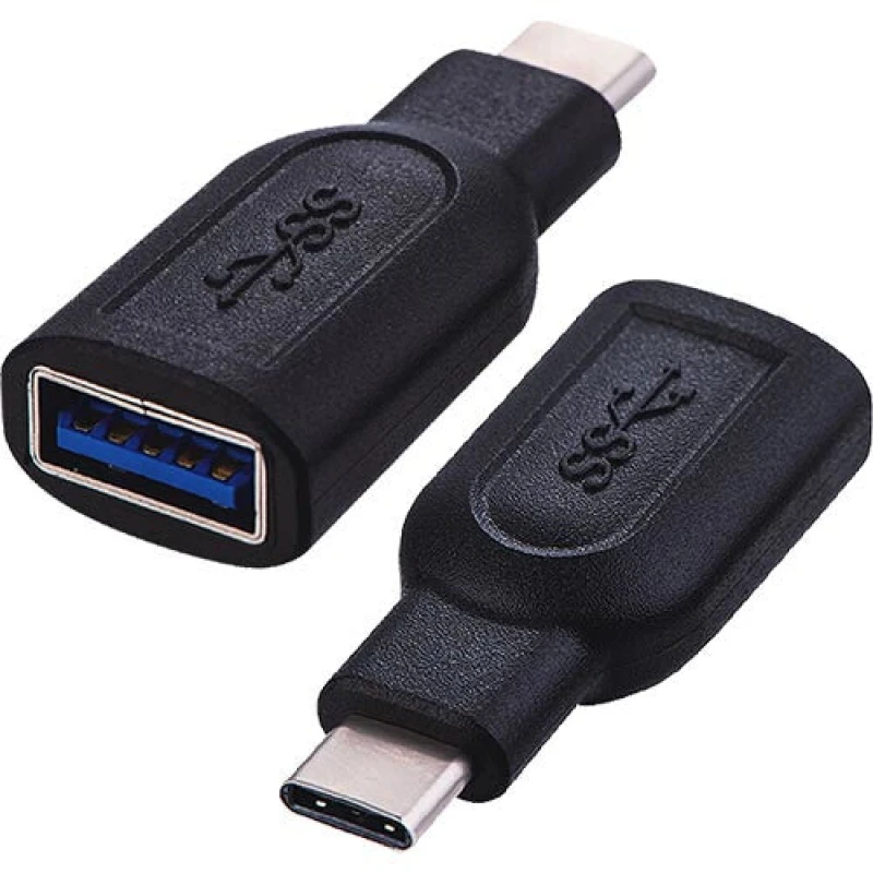 Image of Cablenet Cablenet USB 3.1c Male - USB3.0 Type A Female Black Adaptor 24-0310