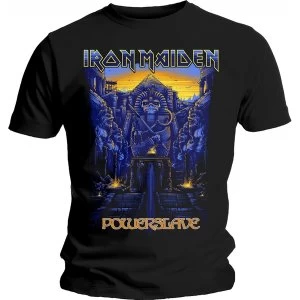 Image of Iron Maiden - Dark Ink Powerslaves Mens X-Large T-Shirt - Black