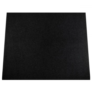 Image of Rangemaster TOLSP90MG 90cm Toledo Mettalic Black Glass Splashback