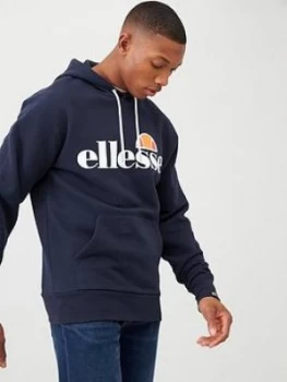 Image of Ellesse Gottero Overhead Hoodie - Navy