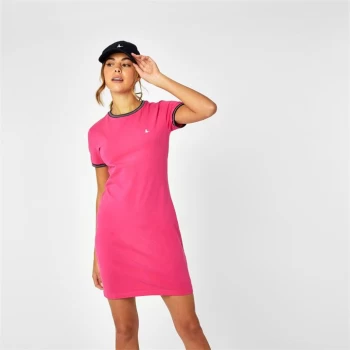 Image of Jack Wills Harlech Ringer Dress - Cerise