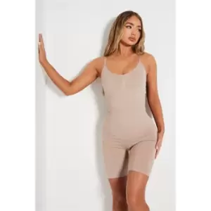 Image of I Saw It First Seamless Smoothing Shapewear Unitard - Brown