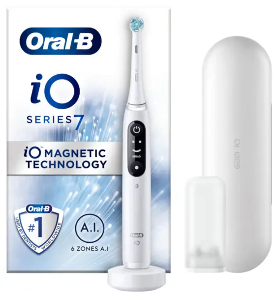 Image of Oral B iO 7 White Electric Toothbrush