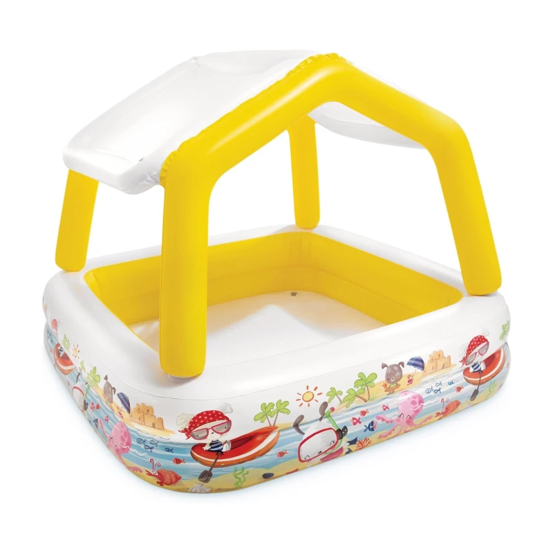 Image of Intex Sun Shade Pool Yellow unisex one size