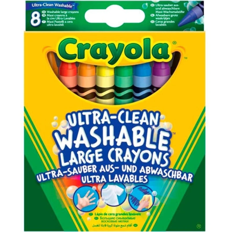 Image of Crayola Ultra-Clean Crayons - 8 pcs Ultra8-432292