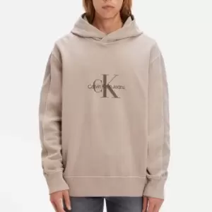 Image of Calvin Klein Jeans Monologo Cotton Hoodie - L