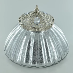 Image of Glass Holder For LED Lights/T-light H13cm