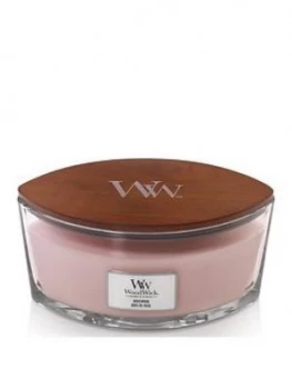Image of Woodwick Hearthwick Flame Ellipse Candle ; Rosewood