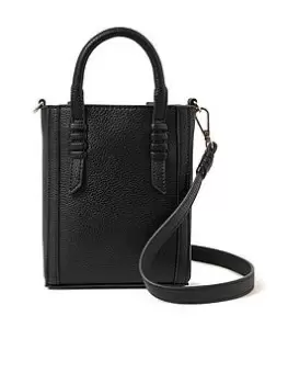 Image of Accessorize Artisanal Handle Cross-body Bag, Black, Women