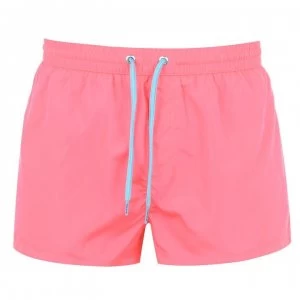 Image of Diesel Logo Swim Shorts - Pink 388F