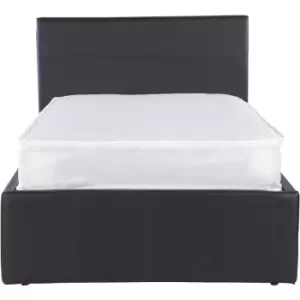 Image of Side Lift Ottoman Bed 150cm Black - GFW