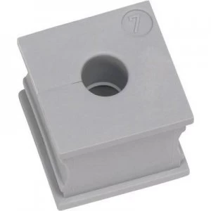 Image of Icotek KT 2 Cable grommet slotted Terminal max. 3mm Elastomer Grey