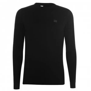 Image of 883 Police Crew Neck Knitted Jumper - Black