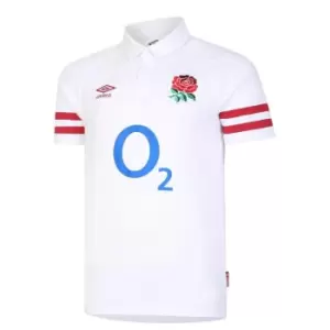 Image of Umbro England Rugby Home Classic Licensed Shirt 2022/2023 Mens - White