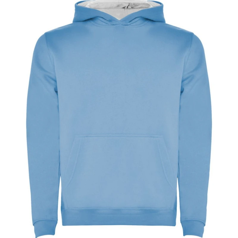 Image of ROLY Urban Drawstring Hoodie in Mid Blue Size: 3-4 Years Mid Blue Unisex 3-4 Years