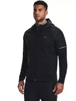 Image of Under Armour Training Armour Fleece&reg; Storm Full Zip Hoodie - Black, Size L, Men