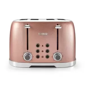 Image of Tower T20030BP Glitz 4 Slice Toaster
