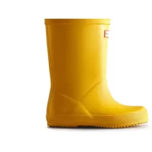 Image of Hunter Original First Classic Junior Wellies - Yellow
