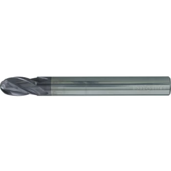 Image of 6.0MM St/Sh 4FL Ball Nose End Mill Q-Coat - Swisstech