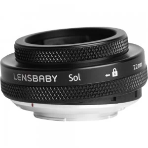 Image of Lensbaby Sol 22mm f/3.5 Lens for M4/3 Mount - Black