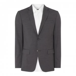 Image of Calvin Klein Wool Suit Blazer - Steel 024