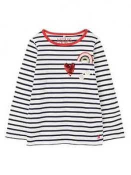 Image of Joules Girls Kelby Top - Navy