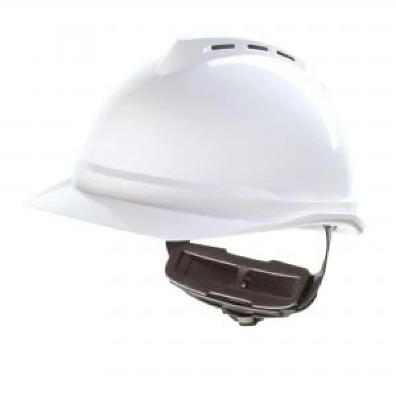 Image of MSA V - Gard 500 Vented Safety Helmet White