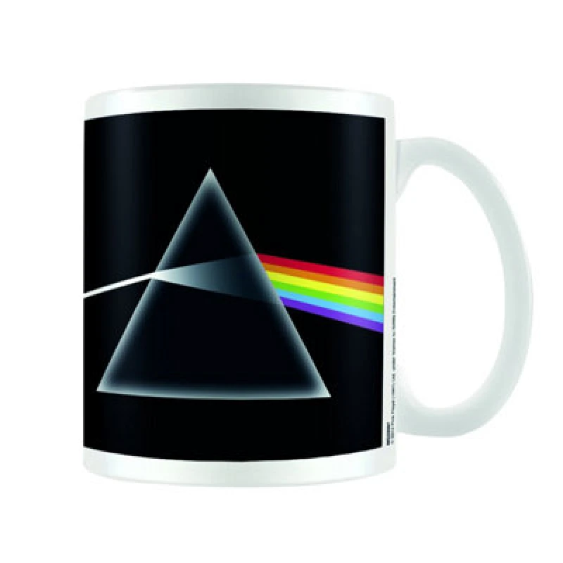 Image of Pink Floyd Pink Floyd Dark Side Of The Moon Mug in Black One Size Unisex 5059958378513